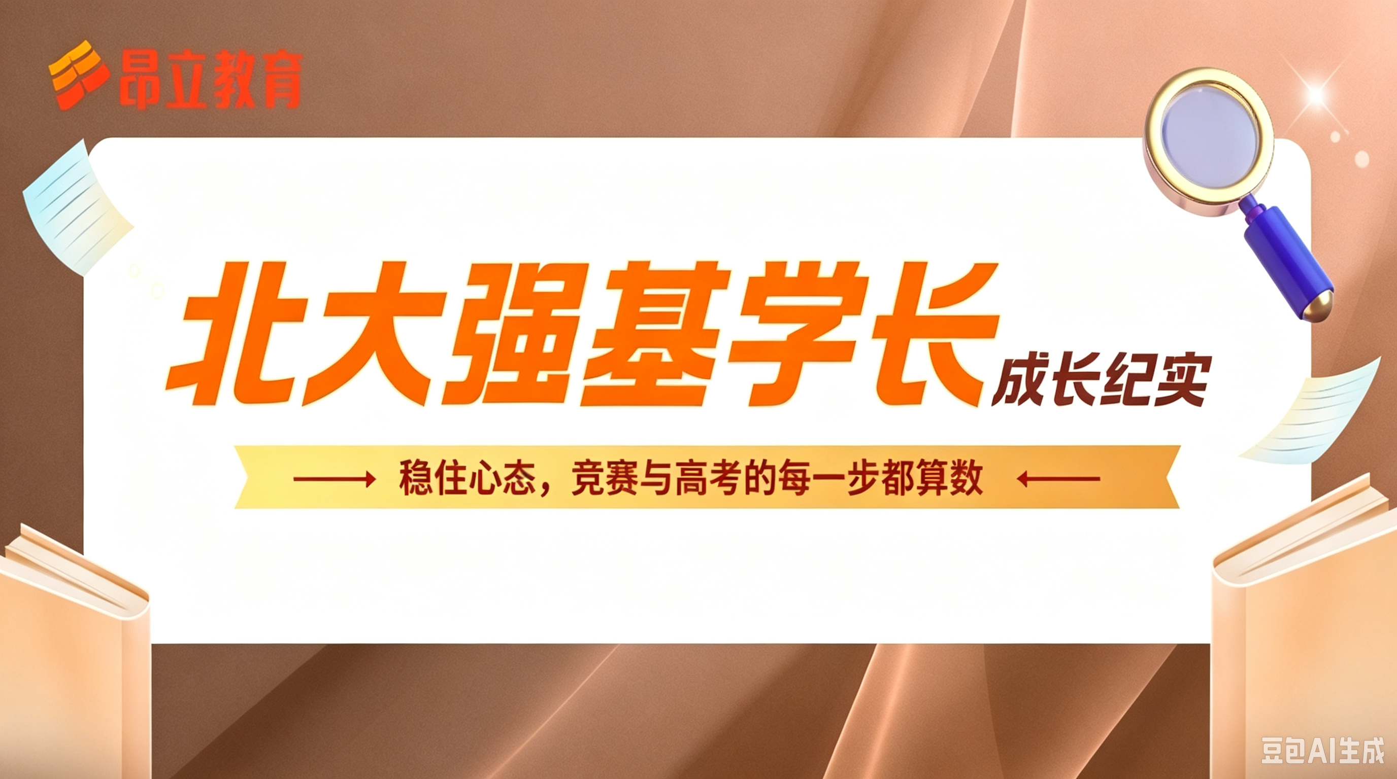 成长纪实 | 北大强基学长走心分享：稳住心态，竞赛与高考的每一步都算数